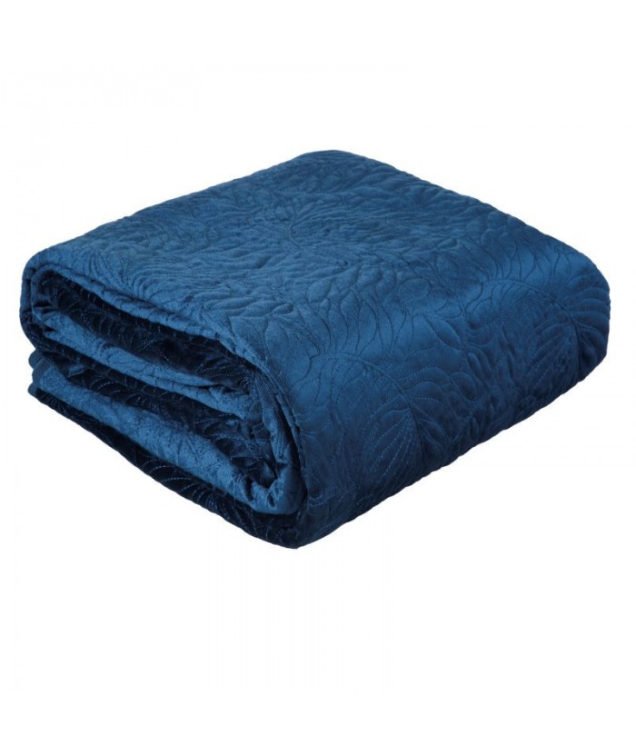 Narzuta velvet Stela 220x240 granatowa Eurofirany Narzuta velvet Stela 220x240 granatowa