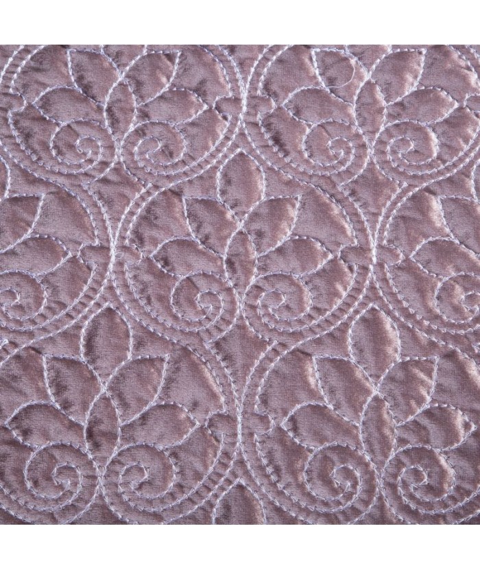 Narzuta velvet Valeria 220x240 ciemnoróżowa