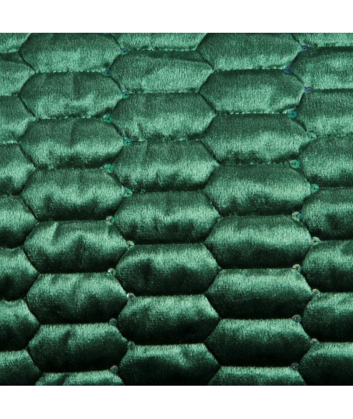 Narzuta velvet Alli 220x240 ciemnozielona