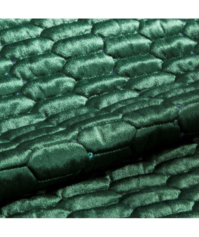 Narzuta velvet Alli 220x240 ciemnozielona