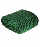 Narzuta velvet Alli 220x240 ciemnozielona