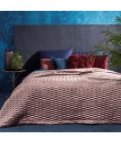 Narzuta velvet Alli 220x240 pudrowa