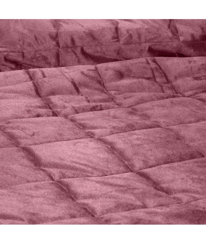 Narzuta velvet Laila 220x240 ciemnoróżowa Eurofirany Narzuta velvet Laila 220x240 ciemnoróżowa