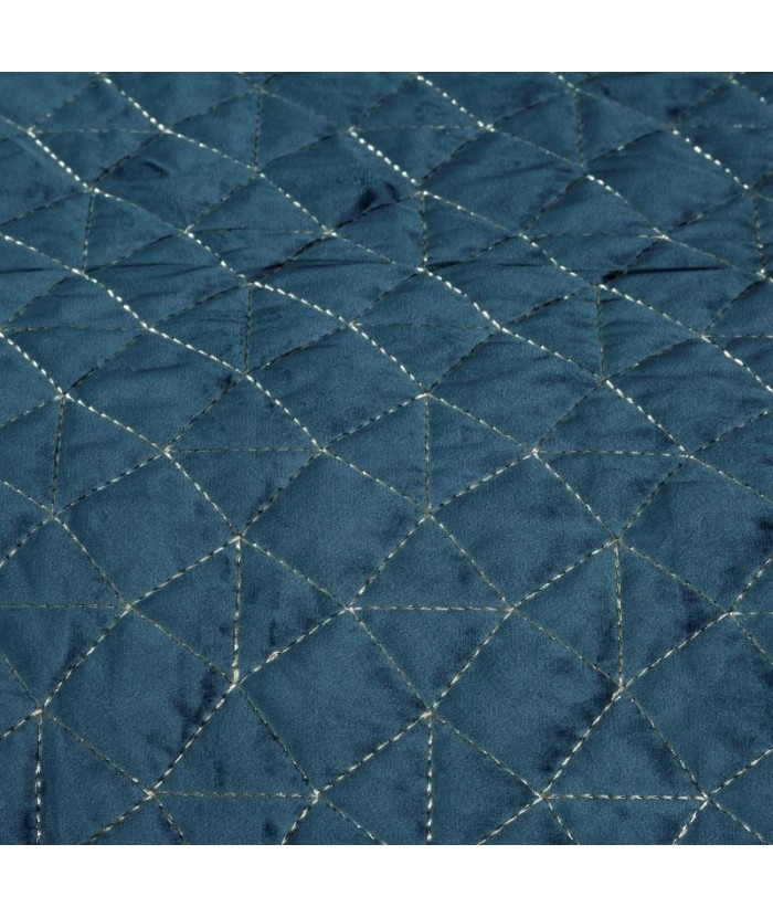 Narzuta velvet Willy 220x240 granatowa Eurofirany Narzuta velvet Willy 220x240 granatowa