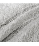 Narzuta velvet Willy 220x240 srebrna