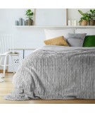 Narzuta velvet Avilla 220x240 srebrna