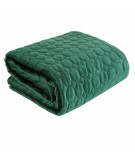 Narzuta velvet Lilian 170x210 ciemnozielona