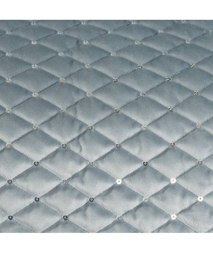 Narzuta velvet Emina 200x220 niebieska Eurofirany Narzuta velvet Emina 200x220 niebieska
