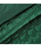 Narzuta velvet Ariel 170x210 ciemnozielona