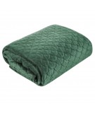 Narzuta velvet Ariel 170x210 ciemnozielona
