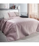 Narzuta velvet Sofia 220x240 pudrowa