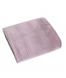 Narzuta velvet Sofia 220x240 pudrowa