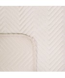 Narzuta velvet Sofia 170x210 kremowa