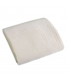 Narzuta velvet Sofia 170x210 kremowa