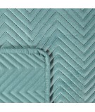 Narzuta velvet Sofia 200x220 miętowa