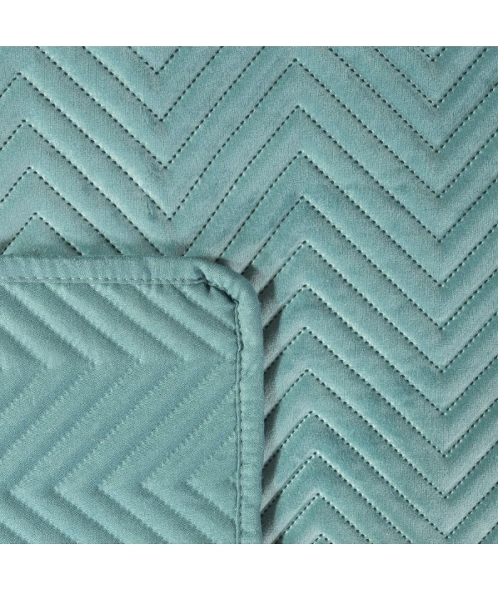 Narzuta velvet Sofia 200x220 miętowa Eurofirany Narzuta velvet Sofia 200x220 miętowa