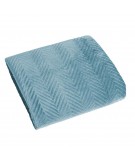 Narzuta velvet Sofia 170x210 niebieska