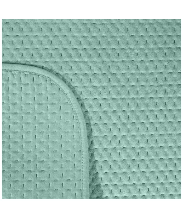 Narzuta velvet Monica 200x220 miętowa Eurofirany Narzuta velvet Monica 200x220 miętowa