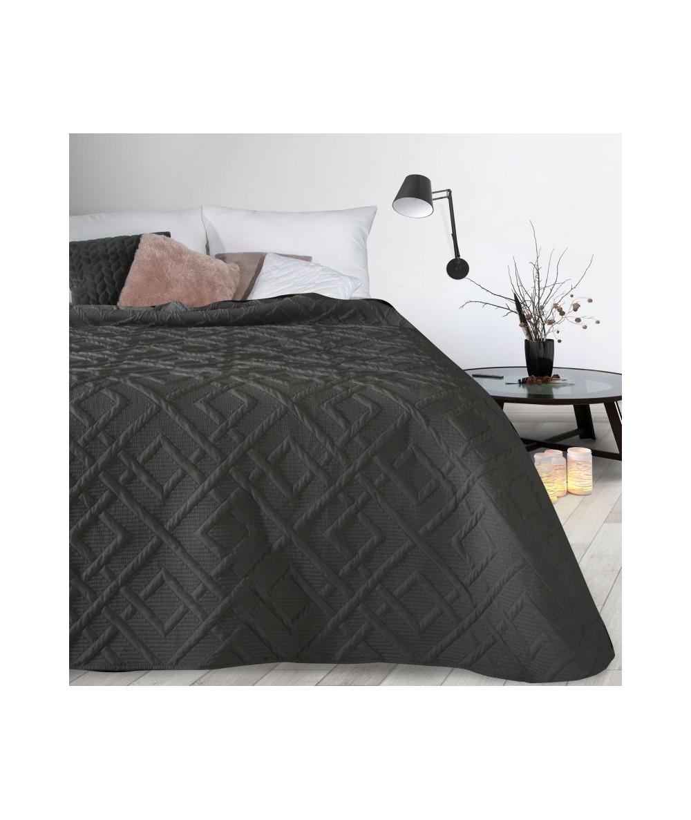 Narzuta mikrofibra Alara 2 220x240 czarna