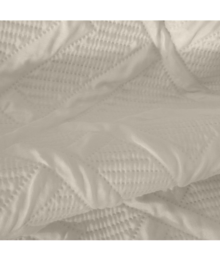 Narzuta mikrofibra Alara 2 200x220 kremowa
