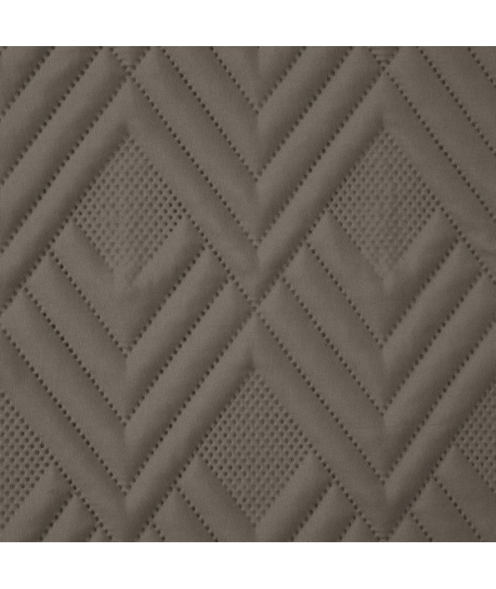 Narzuta mikrofibra Alara 1 220x240 ciemnobeżowa