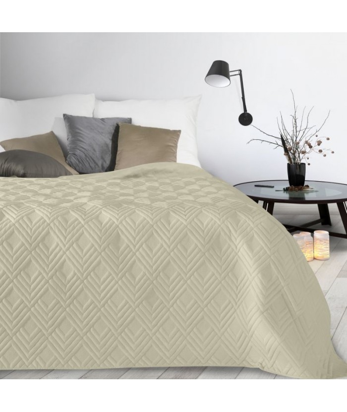 Narzuta mikrofibra Alara 1 220x240 kremowa