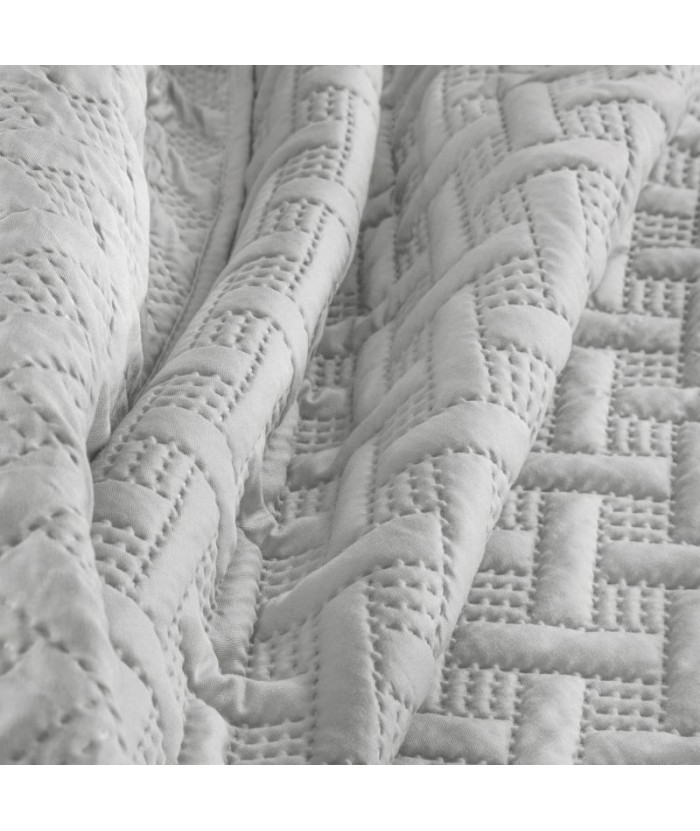 Narzuta mikrofibra Alara 170x210 srebrna Eurofirany Narzuta mikrofibra Alara 170x210 srebrna