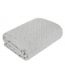 Narzuta mikrofibra Alara 220x240 srebrna