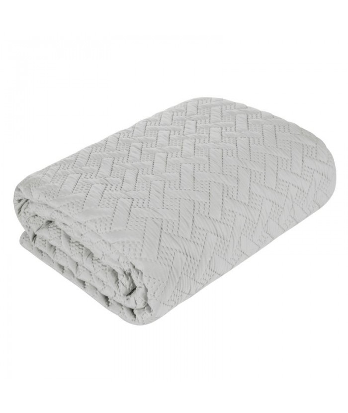 Narzuta mikrofibra Alara 220x240 srebrna Eurofirany Narzuta mikrofibra Alara 220x240 srebrna