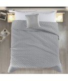 Narzuta mikrofibra Alara 170x210 stalowa