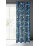 Zasłona welwetowa Lazur 140x250 czarna
