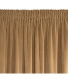 Zasłona welwetowa Kristi 140x270 miodowa