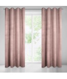 Zasłona welwetowa Milo 140x250 ciemnoróżowa