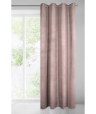 Zasłona welwetowa Milo 140x250 ciemnoróżowa