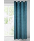 Zasłona welwetowa Milo 140x250 ciemnoturkusowa
