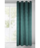Zasłona welwetowa Milo 140x250 ciemnozielona