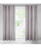 Zasłona welwetowa Milo 140x250 stalowa