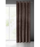 Zasłona welwetowa Villa 140x250 brązowa