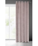Zasłona welwetowa Villa 140x250 pudrowa