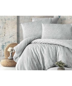 Polska pościel satyna żakardowa 200x220 + 2x70x80 z zamkiem Ninova 1