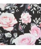 Zasłona zaciemnająca Bellis 135x250 grafitowa/różowa