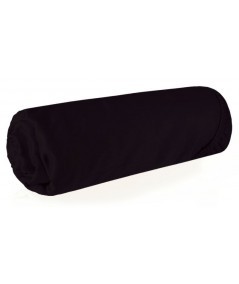 Prześcieradło wysokie satyna bawełniana 140x200x30 z gumką czarne