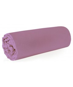 Prześcieradło satyna bawełniana 160x210 bez gumki ciemnoróżowe