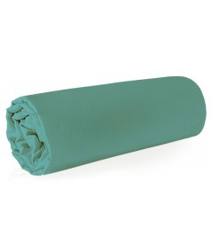 Prześcieradło satyna bawełniana 210x220 bez gumki miętowe 