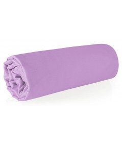 Prześcieradło satyna bawełniana 160x210 bez gumki wrzosowe 