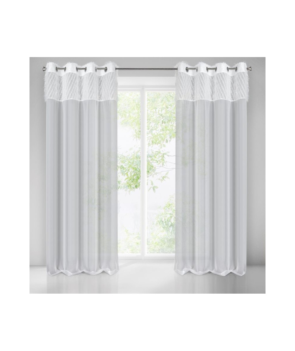 Zasłona Amira 140x250 biała 