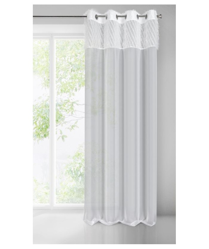 Zasłona Amira 140x250 biała 
