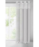 Zasłona Amira 140x250 srebrna 