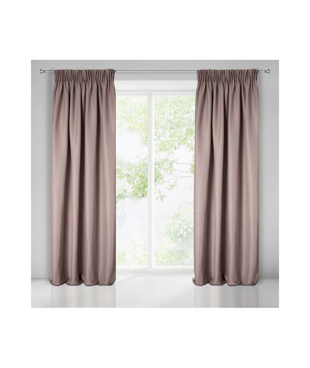 Zasłona Aggie 140x270 pudrowa