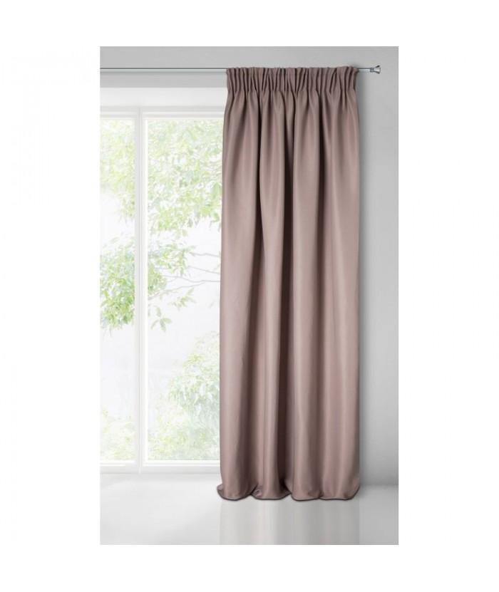 Zasłona Aggie 140x270 pudrowa